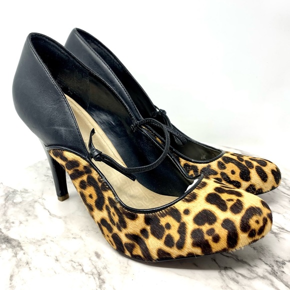 Rockport//AdiPrene By Adidas Presia Mary Jane Two Tone Leopard pumps 43/11.5 - Picture 16 of 16